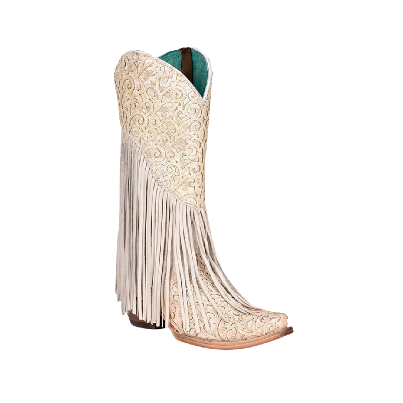 Comfortable Casual Sandals Corral Boots Women's Fringe Leather Boots