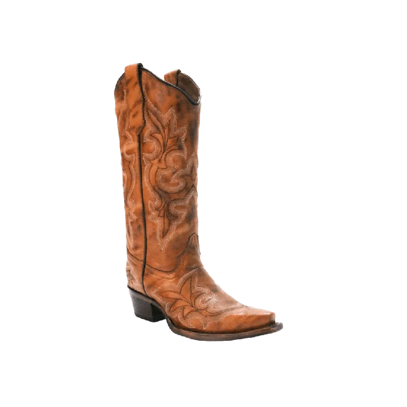 Casual Running Sneakers Corral Women’s Tan Embroidery Western Boots