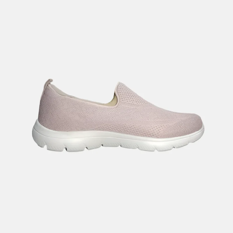 Lightweight Snow Boots Skechers Summits Women Walking Shoes -Mauve