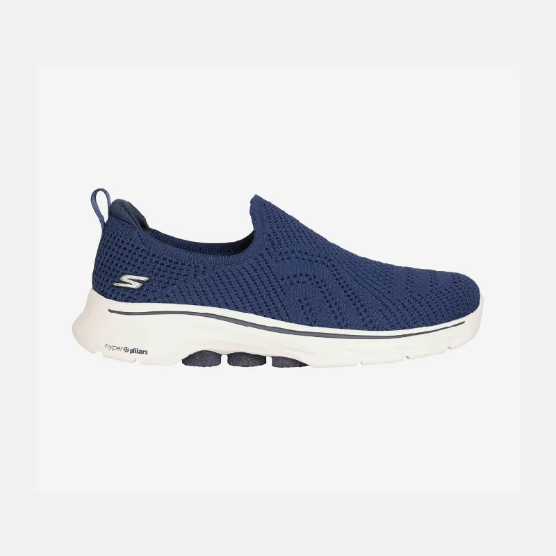 Cozy Indoor Slippers Skechers Go Walk 7 - Amina Women's Walking Shoes -Navy