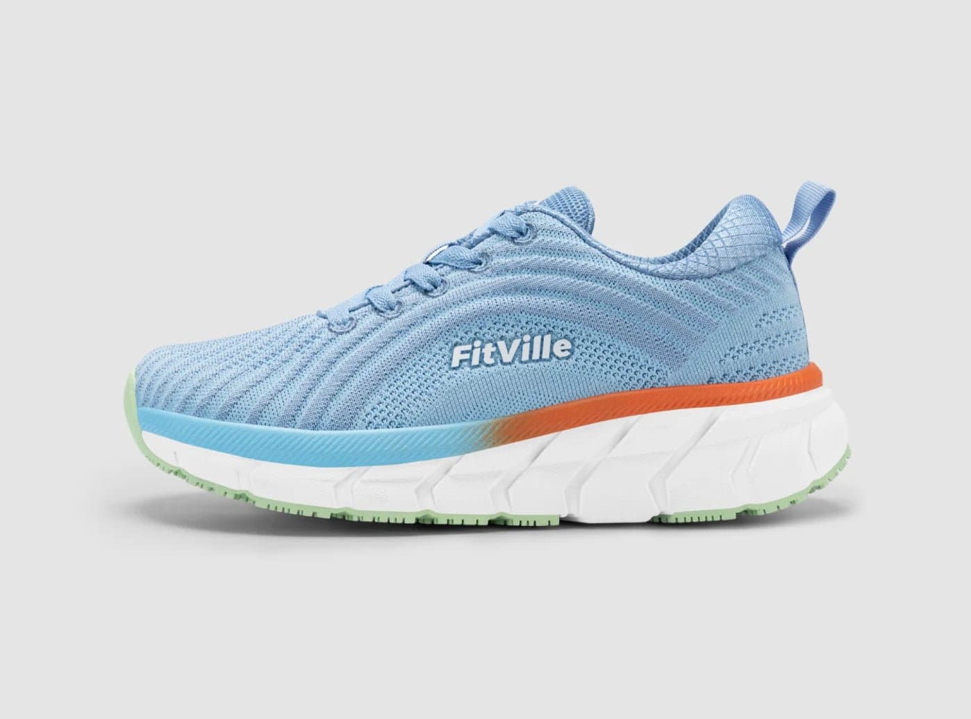 Comfortable Lace-Up Boots FitVille Women's FlowCore Running Shoes V2