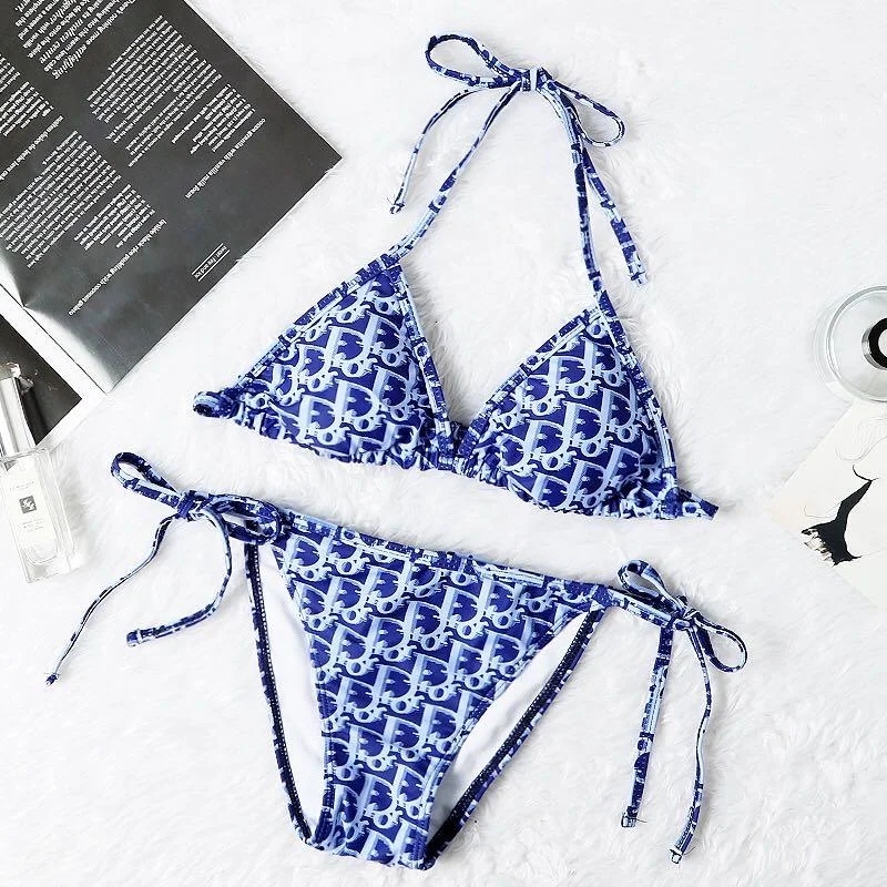 Elegant Wedding Shoes Dior Blue Sea Tie-Up Sexy Bikini