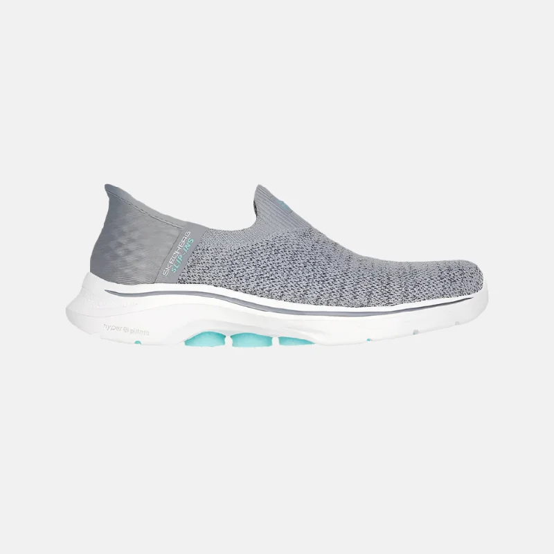 Casual Snow Shoes Skechers Go Walk 7 Springtime Women's Walking Shoes -Grey