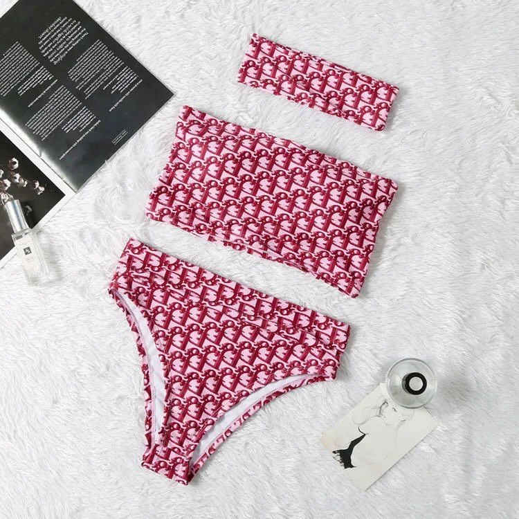 Slip-On Winter Shoes Christian Dior Women Summer Beach Bikini- Pink