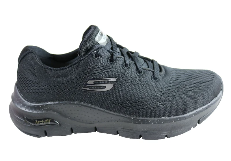 Durable Sports Sneakers Skechers Womens Arch Fit Comfortable Lace Up Shoes