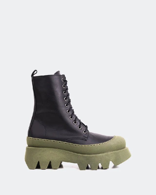 Warm Winter Boots Vancouver Black Leather