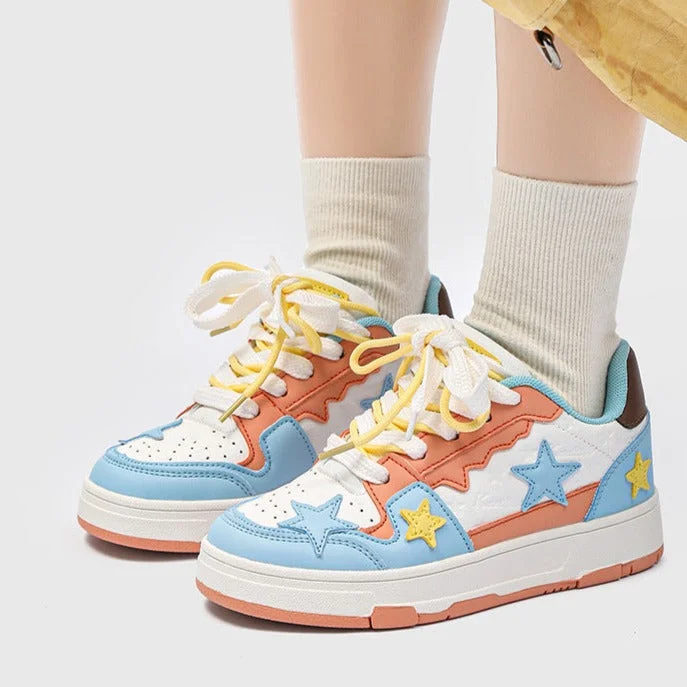 Stylish Boots For Work Retro Y2K Tennis Star Lace Up Sneakers for Men Women