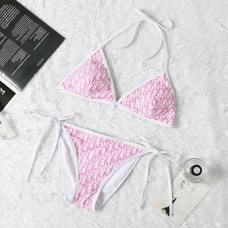 Trendy High Top Sneakers Dior Cute Coral Pink Bikini