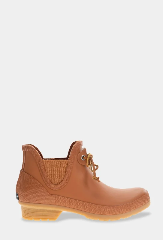 Classic Hiking Boots TIE CHELSEA RAIN BOOT - COGNAC