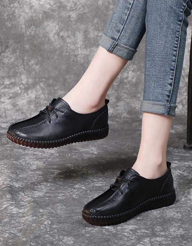 Casual Shoes For Women Bouncing Tendon Sole Lace-up Walking Shoes