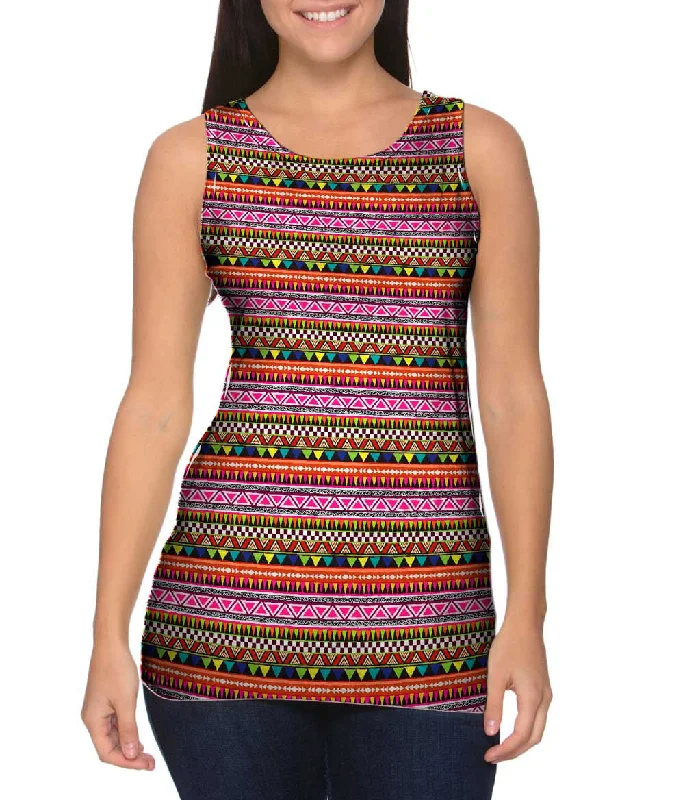 Elegant Party Dresses Tribal Colorful Aztec Warrior