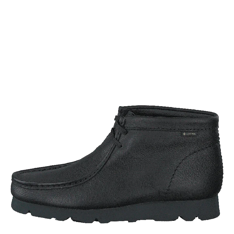 Stylish Work Shoes Wallabee Bt Gtx Black Leather
