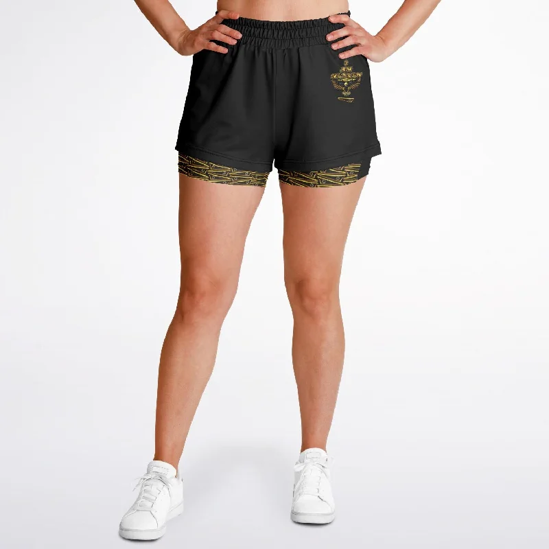 Classic Fashion For Women BREWZ Elected Ladies Designer 2-in-1 Shorts