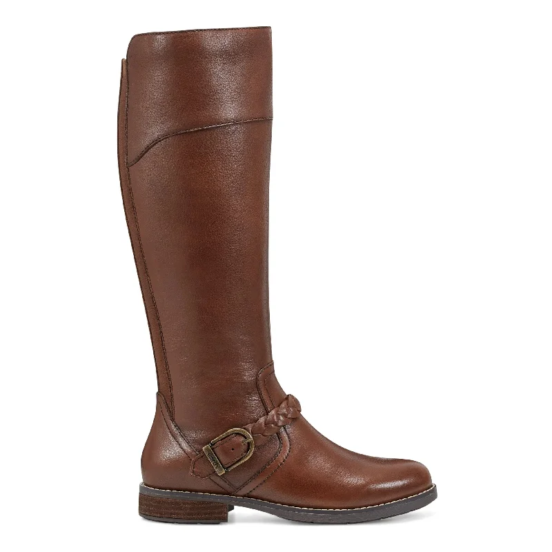 Trendy Walking Boots Mira Round Toe High Shaft Casual Boots