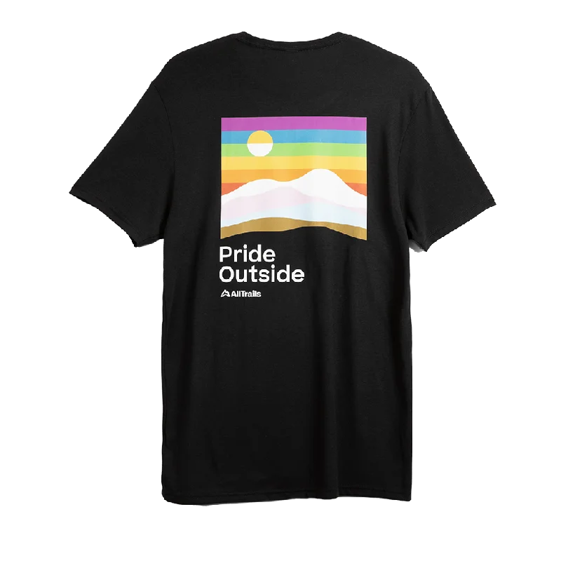 Women’s Outdoor Fashion Pride Outside Mountain Tee - Black