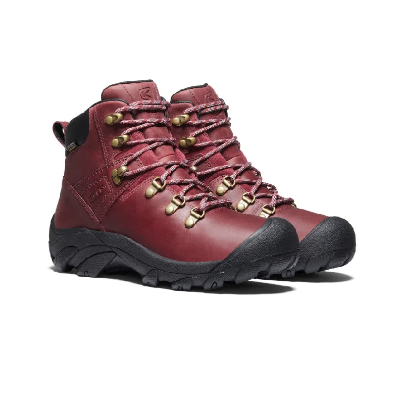 Cozy Winter Shoes 1023976 KEEN Women's Pyrenees Tibetan Red/Black