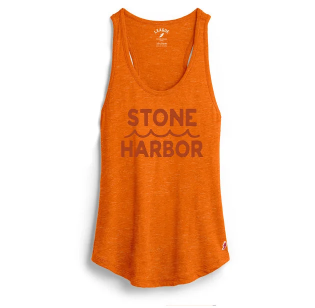 Women’s Beach Outfits Women's Stone Harbor Intramural Tank - Heather Orange