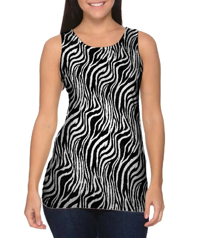 Women’s Casual Tops Tribal Zebra Skin Safari