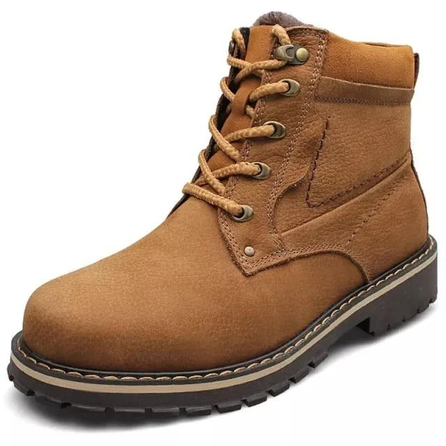 Formal Leather Shoes West Louis™ Full Grain Leather Winter Boots