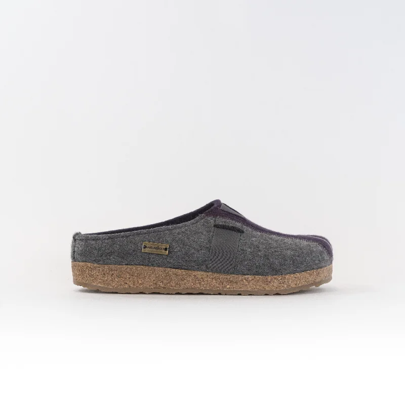 Women’s Wedge Shoes Haflinger Magic (Women's) - Grey/Eggplant