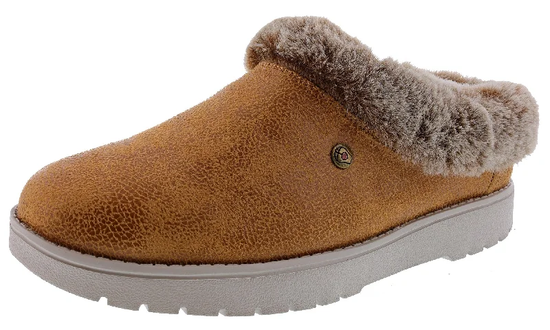 Comfortable Winter Sandals Skechers Women's Bobs Keepsakes 3.0 Indoor Remix Clog Slipper