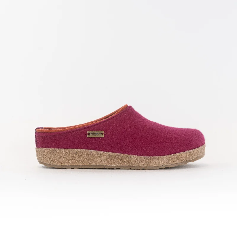 Women’s Slip-On Sneakers Haflinger Kris (Unisex) - Port/Terra Cotta