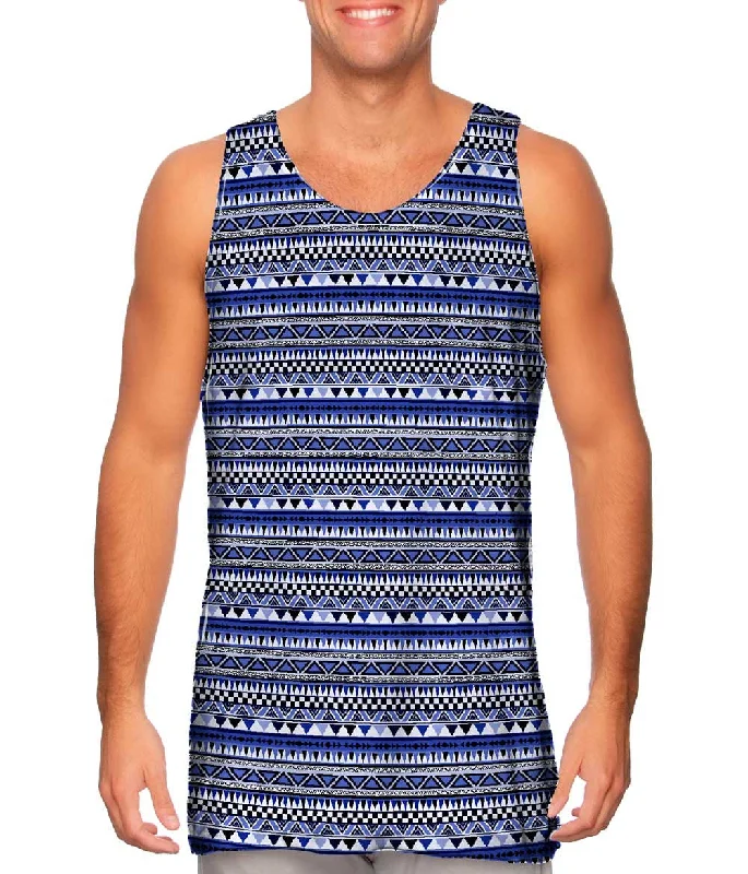 Trendy Dresses Online Tribal Blue Aztec Warrior