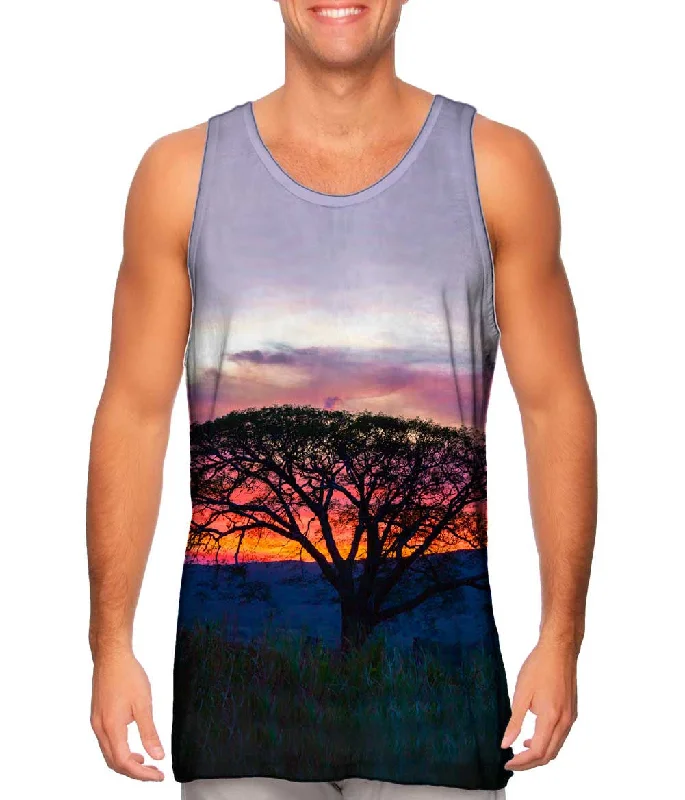 Summer Outerwear For Women Tree In Silhouette At Sunset