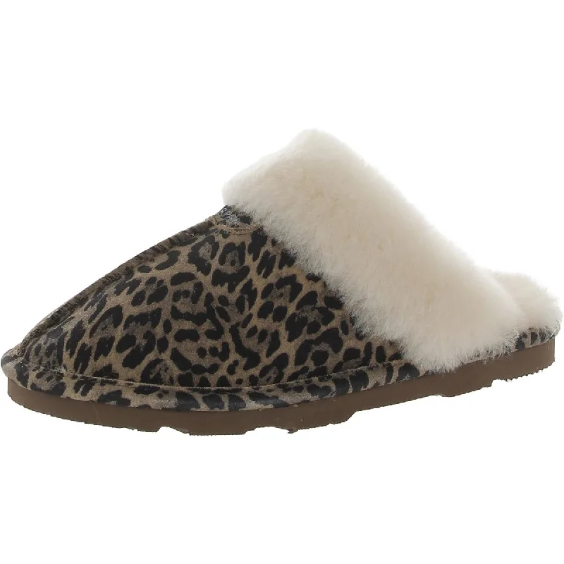 Trendy Heels For Women Bearpaw Womens Loki Exotic SheepSkin Slip On Mules