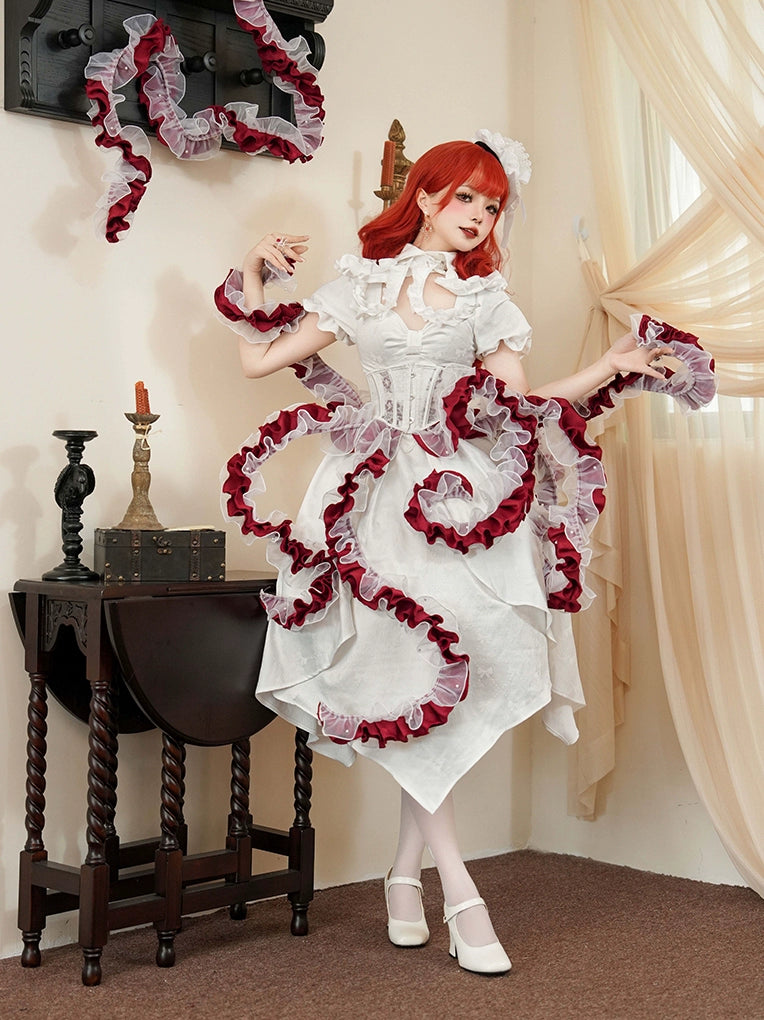 Stylish Fashion Outfits Tentacle Overskirt