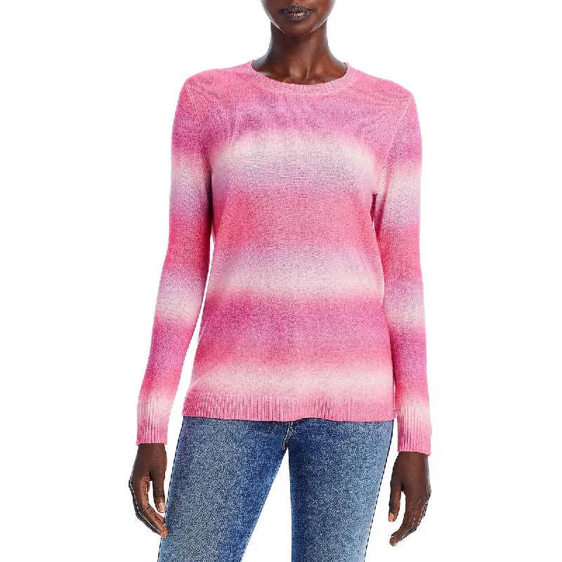 Plus Size Fashion Wear Private Label Womens Cashmere Ombre Pullover Sweater