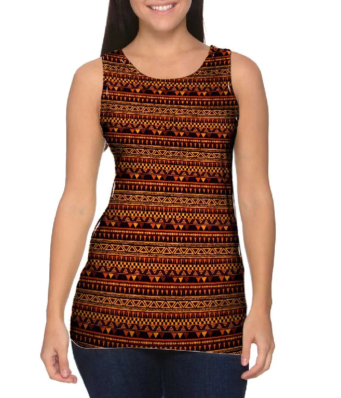 Women’s Maternity Wear Tribal Yellow Aztec Warrior