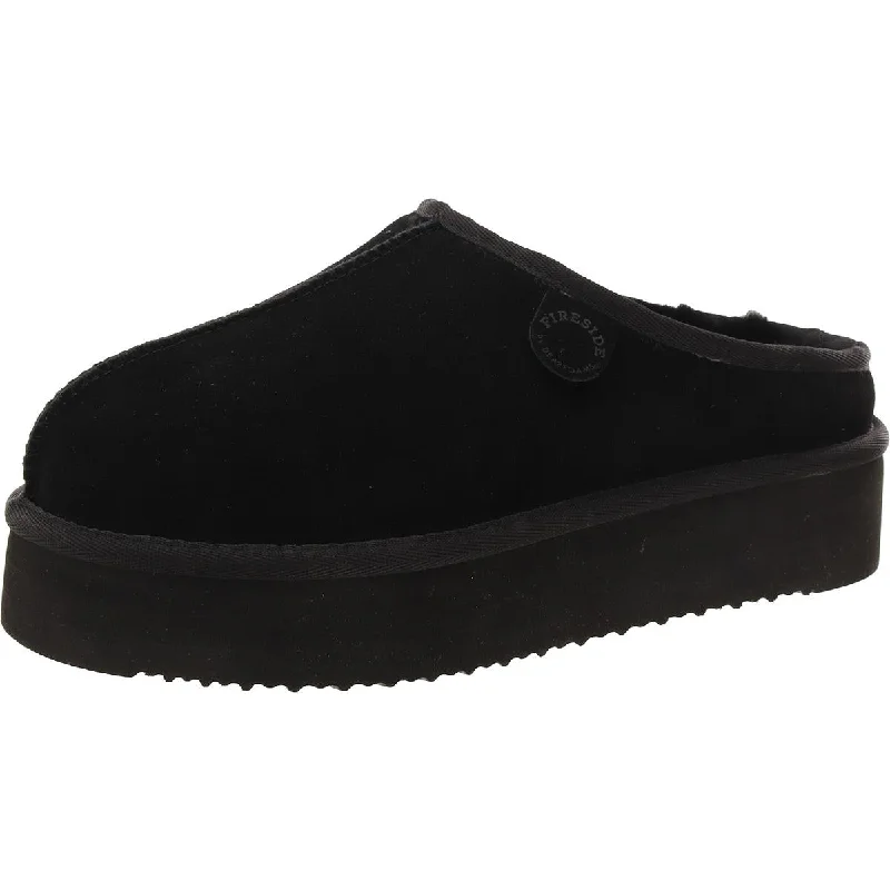 Women’s Summer Shoes Womens Suede Shearling Moccasin Slippers