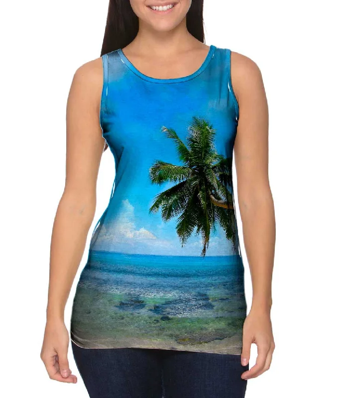 Fashion Tops For Women Tropical Morning