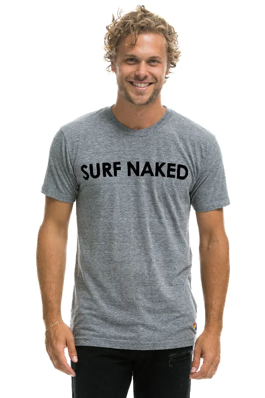 Women’s Casual Outerwear SURF NAKED TEE - HEATHER GREY