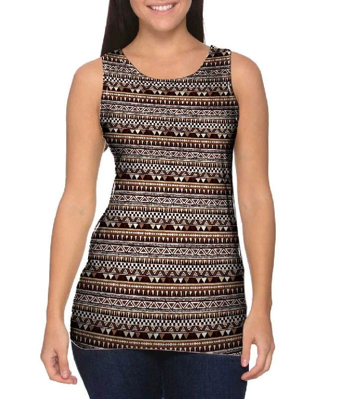 Trendy Maternity Dresses Tribal Brown Aztec Warrior