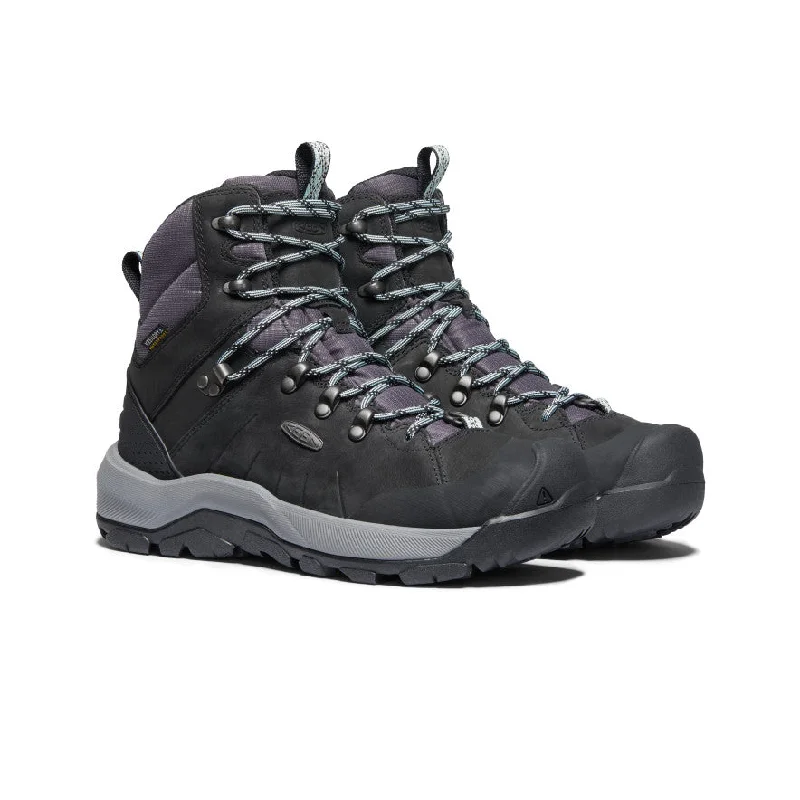 Light Running Shoes KEEN Women's REVEL IV MID Black/Harbor Gray