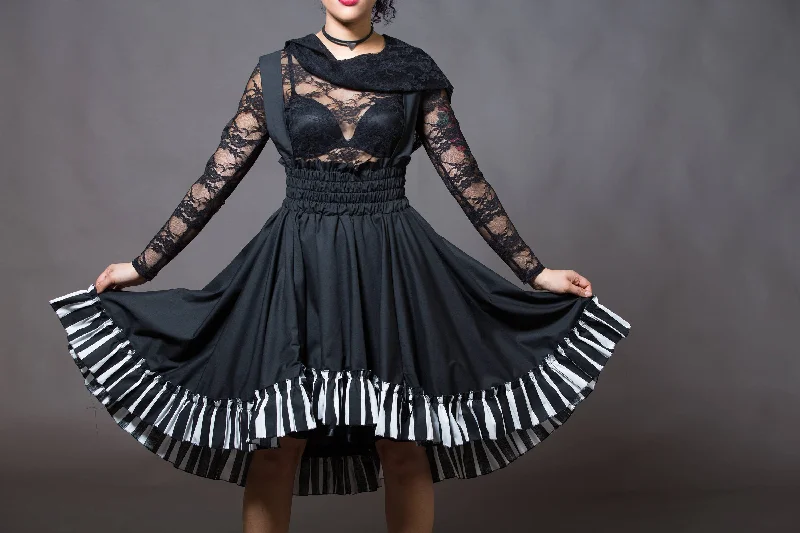 Winter Clothing For Women Gothic Circus High Waisted Skirt