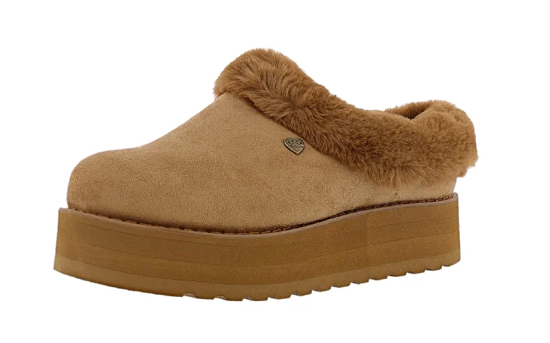 Sporty Hiking Shoes Skechers Women's Bobs Keepsakes Hi-Rise- Zen Out Platform Clog Slippers
