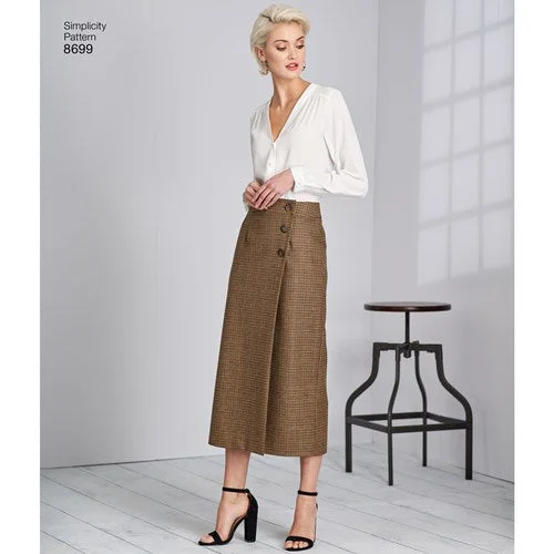 Women’s Casual Outerwear Simplicity Skirts S8699