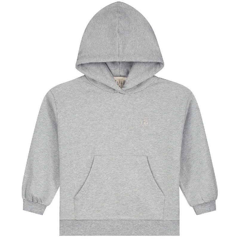 Women’s Fashion Workwear Hoodie in Grey Melange by Gray Label