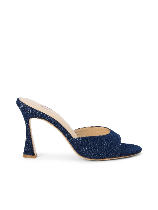 Vintage Sneakers Collection Avery Denim Peep-Toe Mule