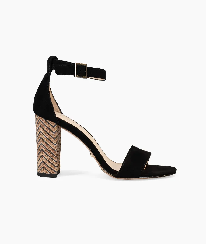 Trendy Platform Sneakers Bonnie Mid Heel - Black