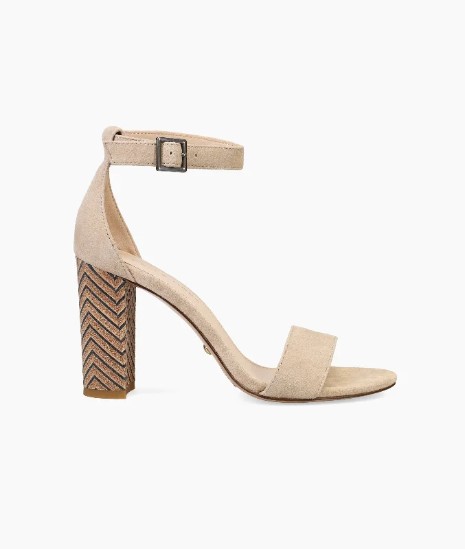 Luxury Running Shoes Bonnie Mid Heel - Mushroom