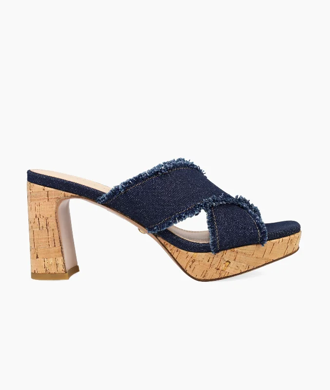 Outdoor Running Shoes Danika Platform - Indigo