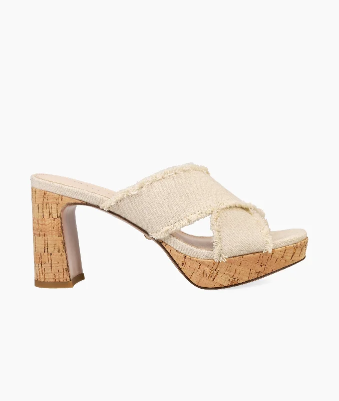 Classic Hiking Boots Danika Platform - Natural
