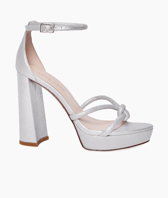Comfortable Athletic Shoes Gilian Platform - Silver