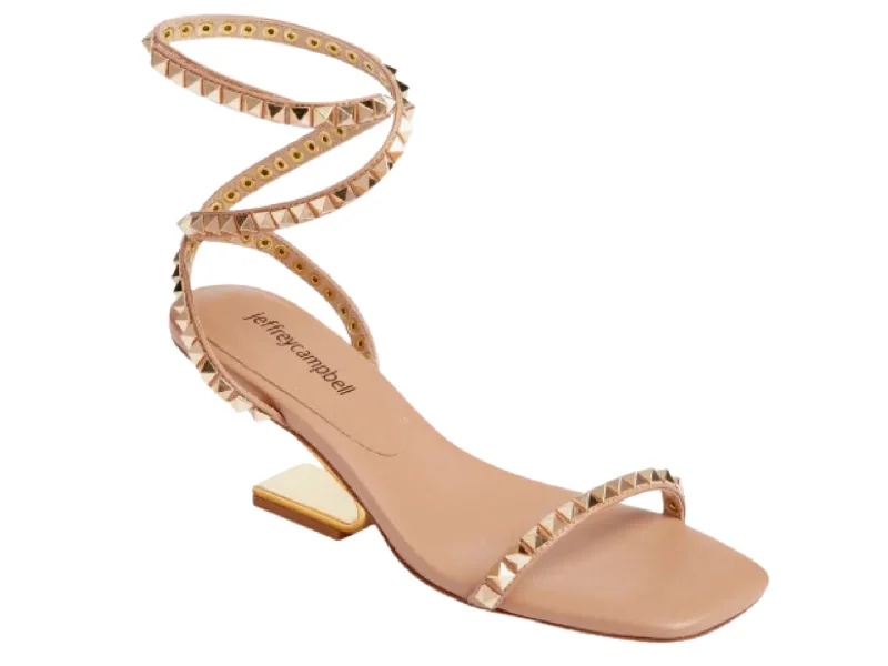 Jeffrey Campbell: Luxor-LB in Beige Gold