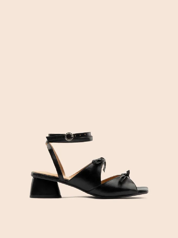 Waterproof Sports Shoes Mira Black Heel