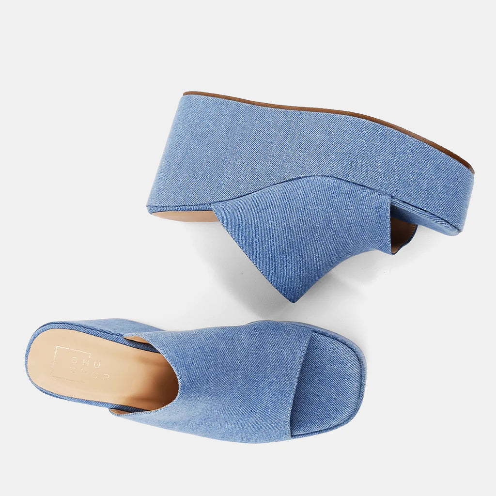 Comfortable Work Sneakers Shu Shop Ilaria Denim Sandals
